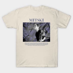 Monochrom Flowers Mitski T-Shirt